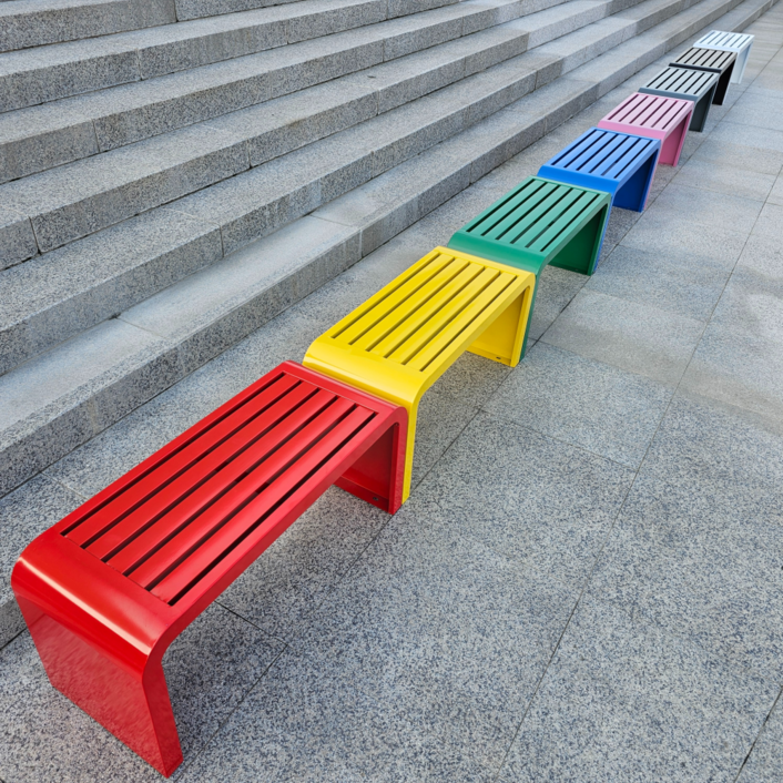 인테리어 철제 야외 벤치 120cm