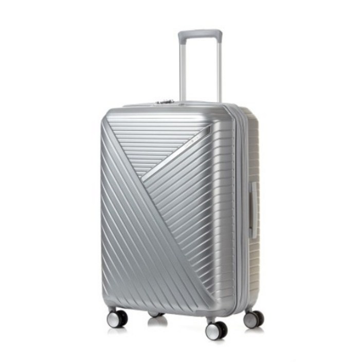 쌤소나이트 대형 캐리어 28인치 실버색 확장형 TSA 더블휠
