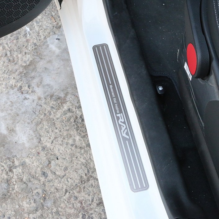 아이비유몰 더뉴기아 레이 도어스텝 도어스커프 THENEW KIA RAY 호환, 02.카본