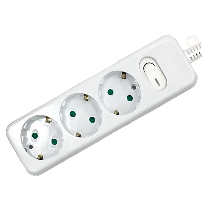 다조아 안전 스위치 멀티탭 3구