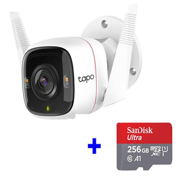 티피링크 Tapo C320WS 홈CCTV + CCTV전용 Micro SD 카드 (실외,가게,공장등)