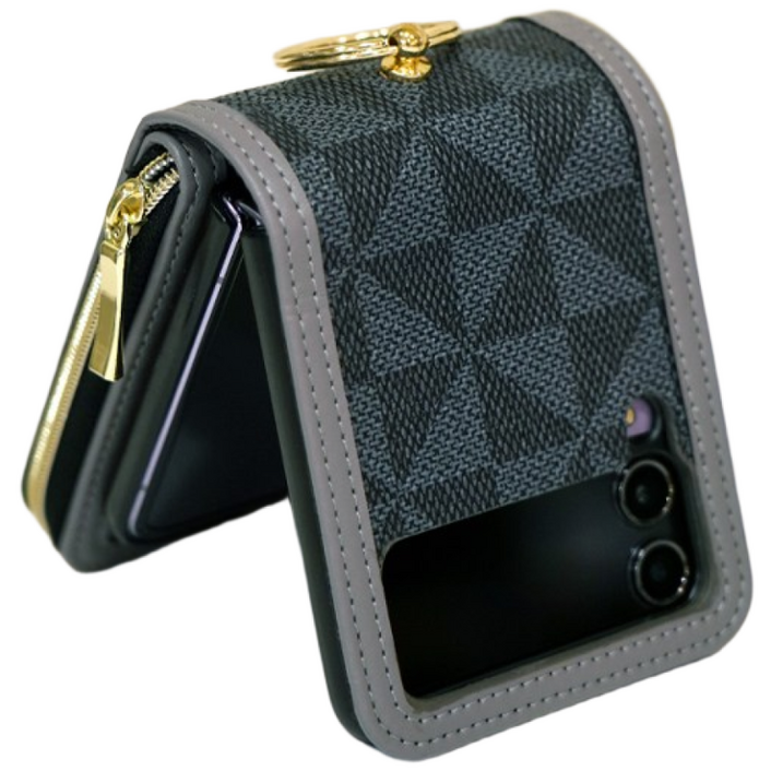 루에다 갤럭시 Z플립7 Z플립6 Z플립5 Z플립4 Z플립3 지퍼 지갑형 링 다이어리 케이스