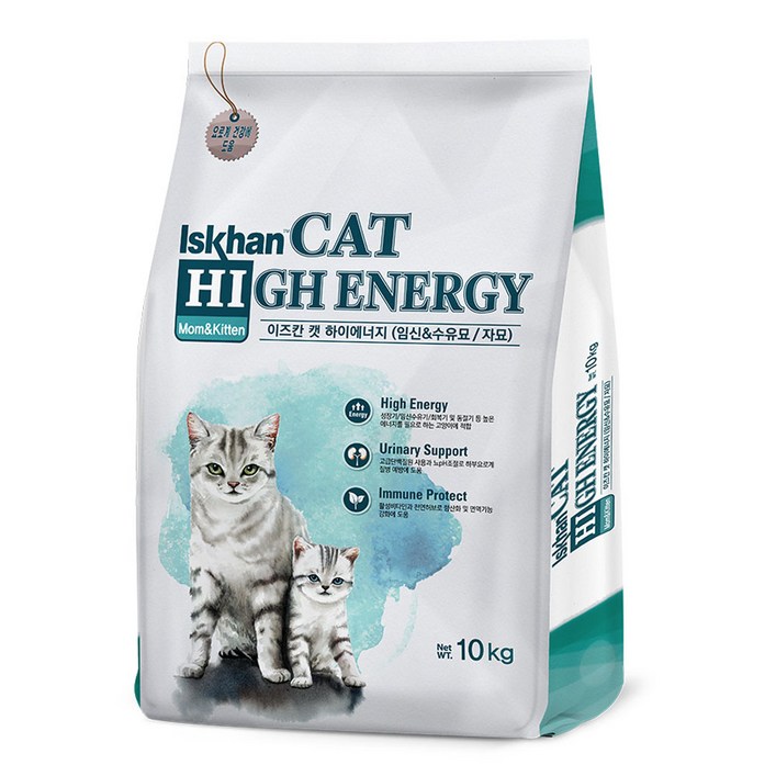 이즈칸 캣 하이에너지 기능성 사료, 마더앤베이비, 10kg, 1개