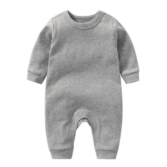 맘스케어 순면 어깨스냅 긴팔 우주복