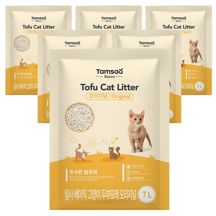 탐사 베이직 프리미엄 고양이 두부모래 7L 탐사 베이직 프리미엄 고양이 두부모래 7L
