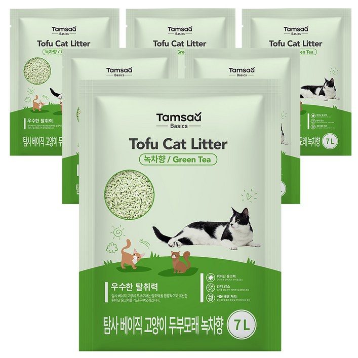 탐사 베이직 프리미엄 고양이 두부모래 7L 약 2.8kg