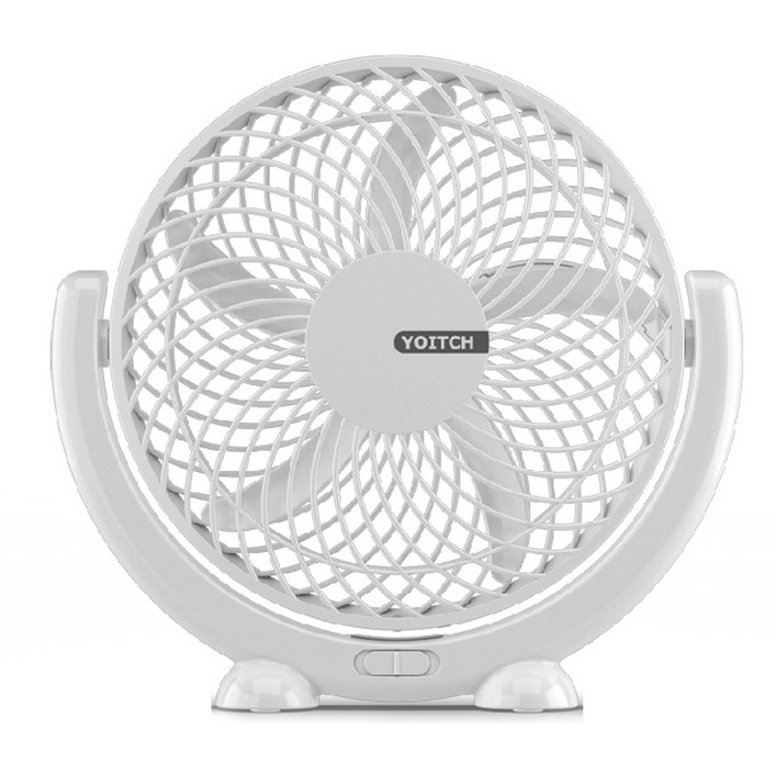 요이치 탁상용 미니 싸이클론 USB 선풍기 HI120, HI120, 화이트