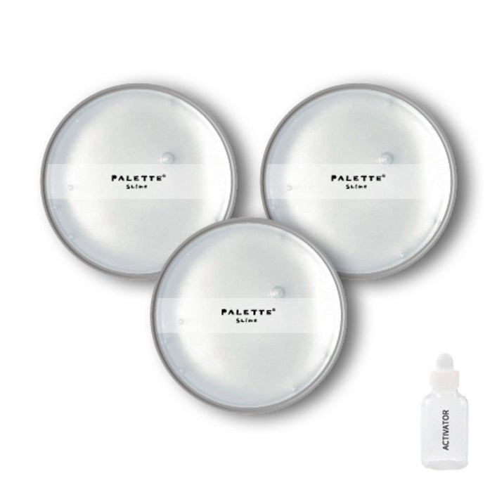 팔레트슬라임 베이스 슬라임 3p  액티베이터, 클리어, 1개