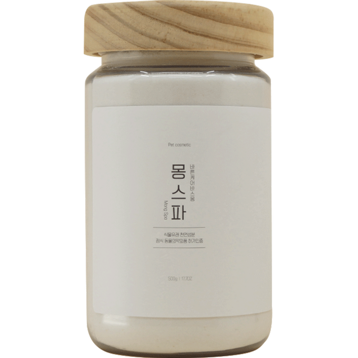 바스몽 몽스파 강아지 탄산 스파 입욕제, 1개, 500g