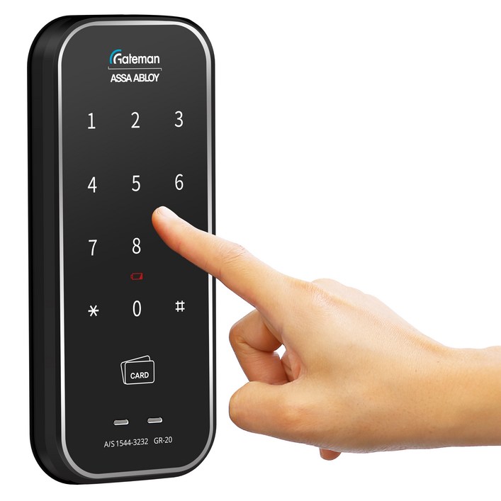 게이트맨 1초잠김 보조키 손잡이 없음 도어락 GR20
