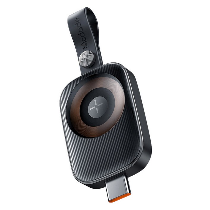 맥도도 애플워치 C타입 휴대용 마그네틱 충전기 도킹형 CH4993, 블랙, 1개