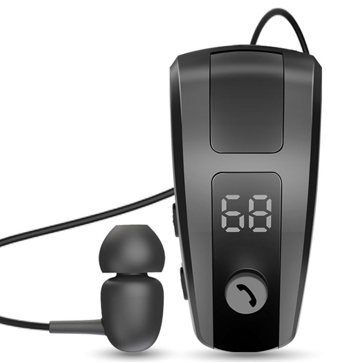 코시 CVC 노이즈캔슬링 자동감김 이어폰, EP4098BT, 블랙