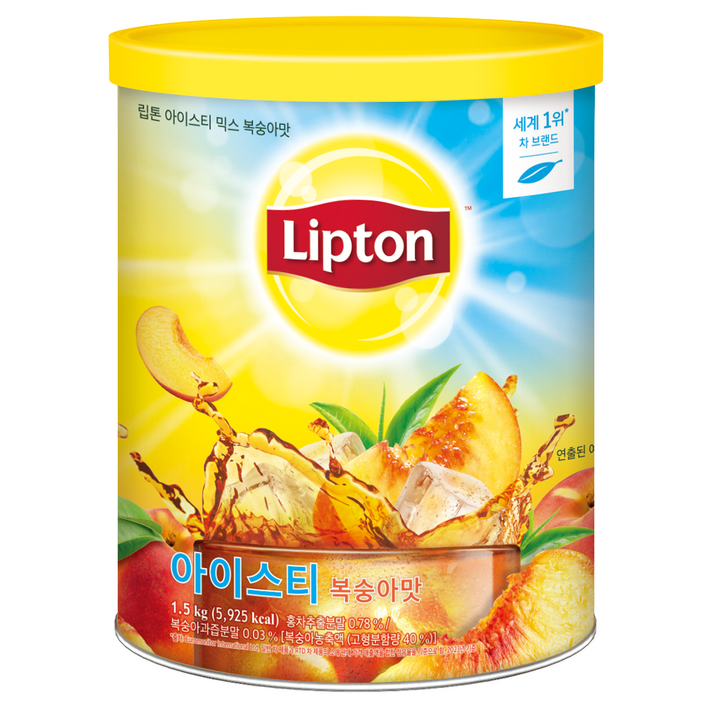 립톤 아이스티 분말 복숭아맛