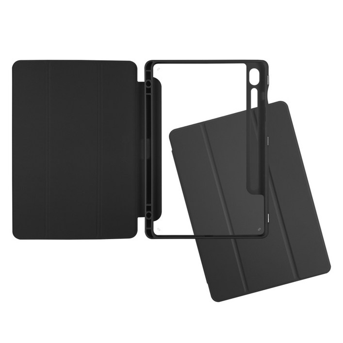 라이노핏 클리어 쉴드 플러스 태블릿 케이스, 블랙, 1개
