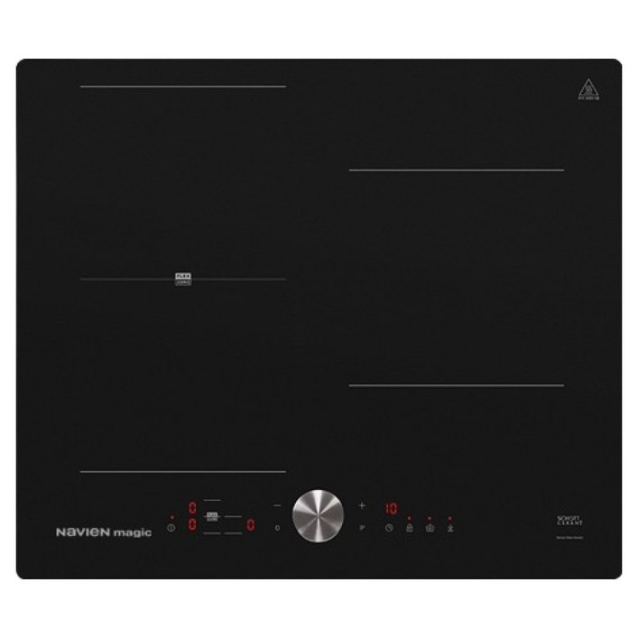 나비엔매직 전기레인지 인덕션 3구 블랙, ERI5023AF, 빌트인