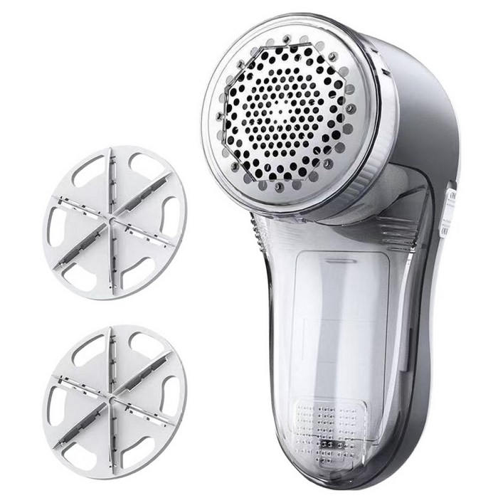 홈딧 휴대용 세탁소 보풀 제거기  6중 칼날 2p  청소브러쉬, 그레이, BF01