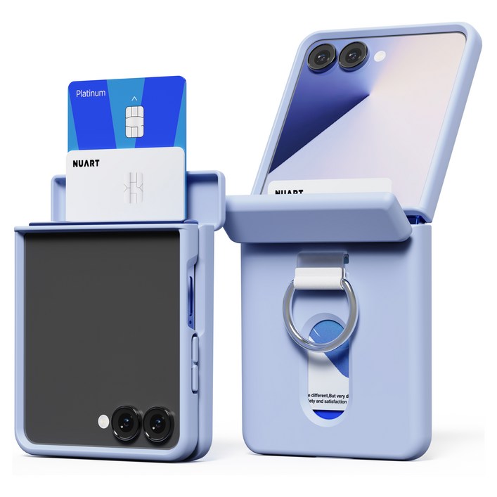 누아트 마그네틱 힌지보호 카드수납 핑거링 휴대폰 케이스