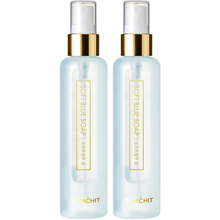 멈칫 헤어 앤 바디미스트 소프트블루 솝향, 105ml, 2개
