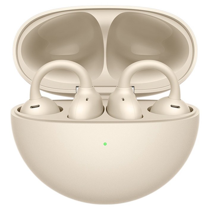 화웨이 FreeClip 블루투스 오픈형 이어폰, T0017, 베이지