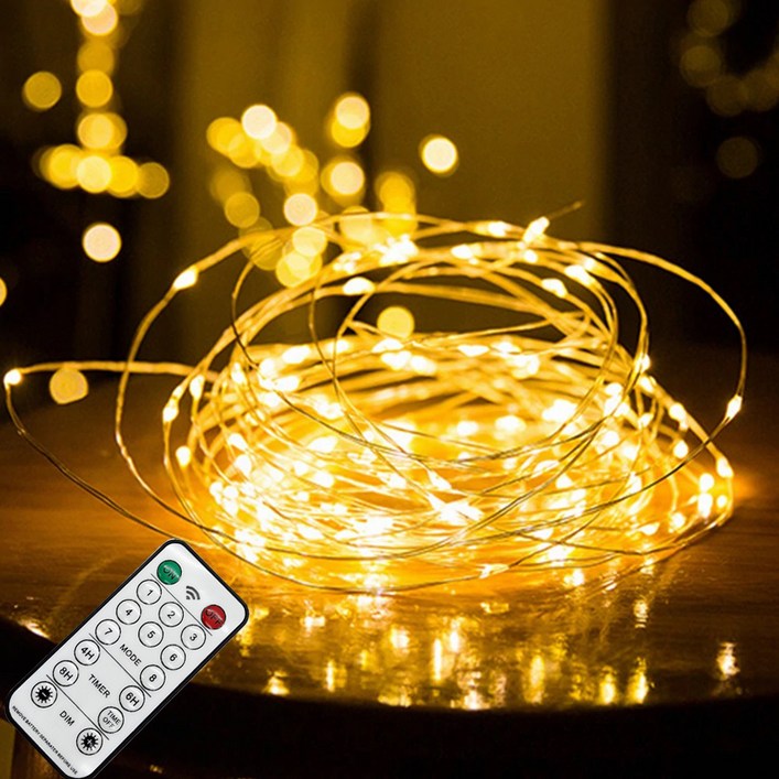 홈데코 LED USB 감성조명 와이어 전구 100구 리모콘 홈데코 LED USB 감성조명 와이어 전구 100구 리모콘