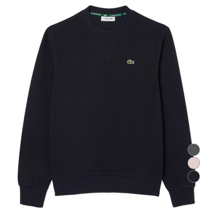 라코스테 여성용 더블페이스 피케 크루넥 맨투맨 SF524555N