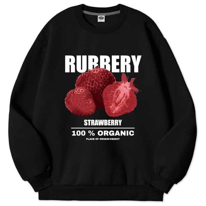 벤힛 RUBBERY 코튼 스웨트셔츠 맨투맨