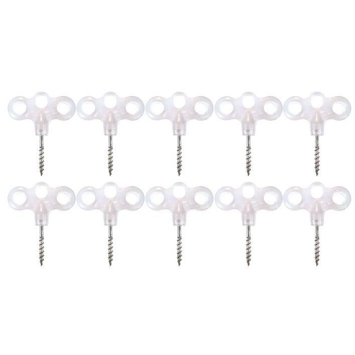 캠프빌리지 캠핑용 텐트 타프 야광 나사팩 10p