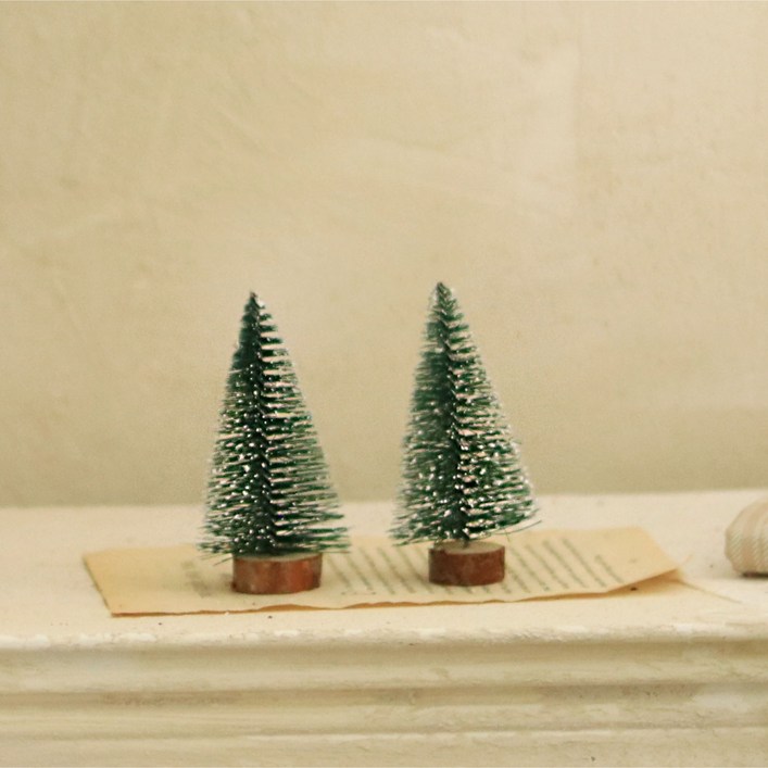 크리스마스 미니 트리 오브제