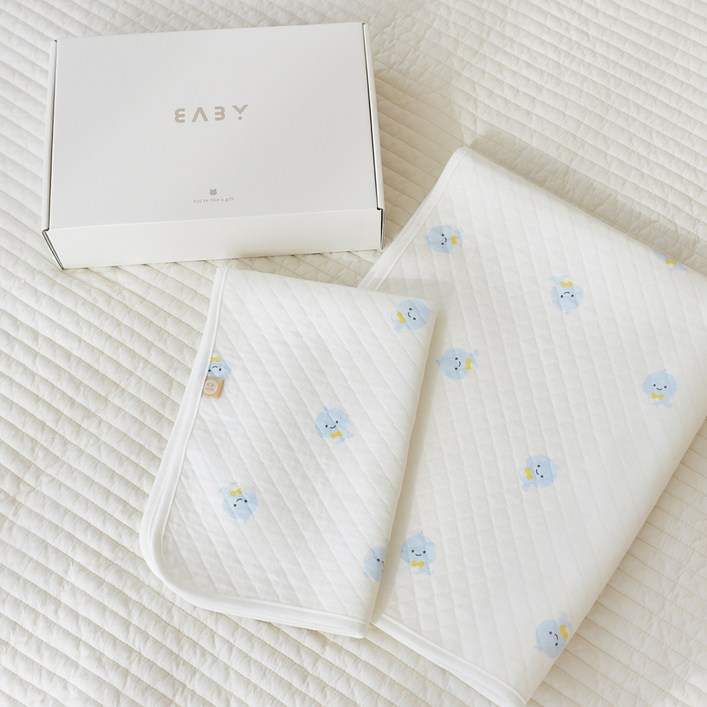 베이비앤아이 신생아 소프트 방수요 소형 + 중형 세트