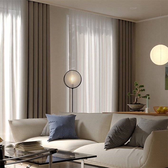 아망떼 딥슬립 핀형 암막커튼 2p