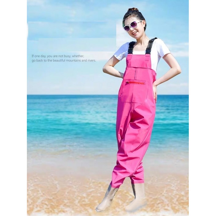 여성용 가슴장화 웨이더 체스타 낚시 해루질 갯벌체험 전신바지 농장