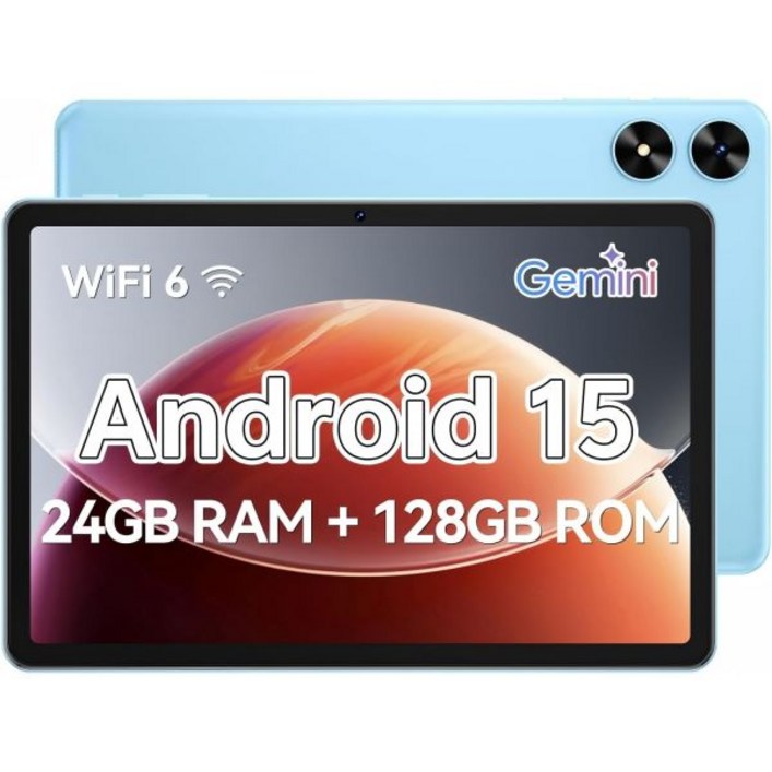 구글 픽셀 태블릿 10.1인치, 옥타코어 프로세서가 탑재된 안드로이드 15 태블릿, 24GB RAM 128GB ROM 1TB 확장형, 1280×800 IPS 터치스크린, GPS