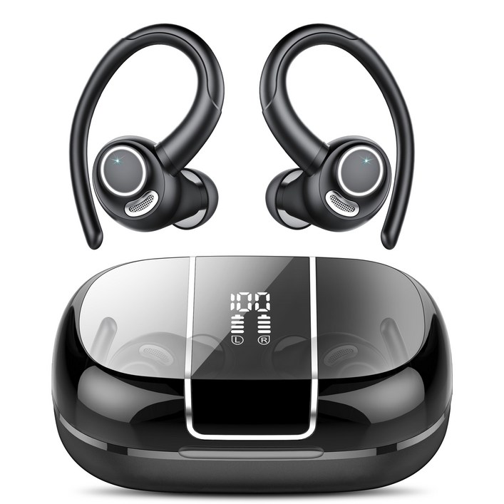 Donerton 운동용 무선 귀걸이형 블루트스 이어폰 V90