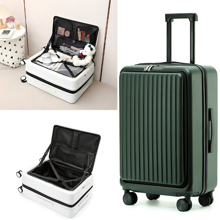 YINUO 3년무상AS 2024년 최신 넓은 대용량 휴대용 확장 가능한 캐리어 기내용 캐리어