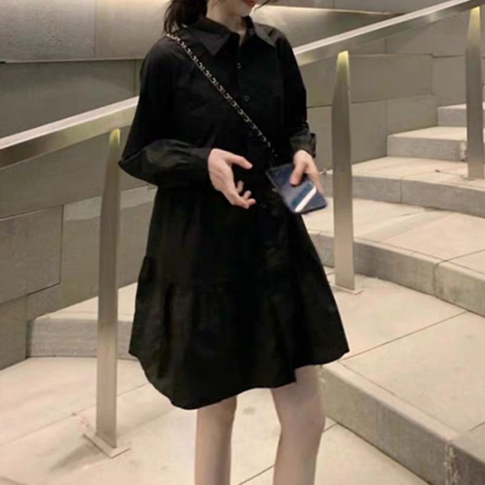 구디프 여성용 여리핏 텐미닛 셔츠 원피스 빅사이즈 포함