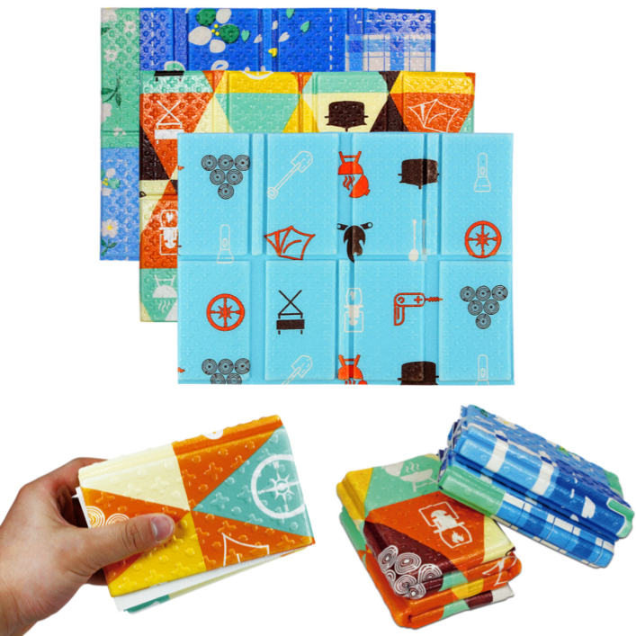 초경량 8단 접이식 방석 매트 등산용 사우나 야구장 콘서트 돗자리