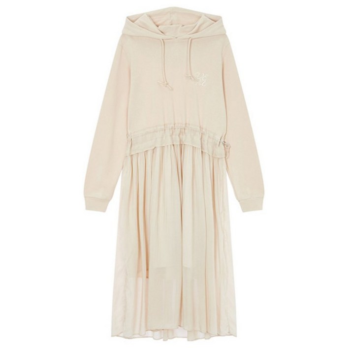 VOV보브 여성용 후드 티셔츠 믹스 원피스 7152437002