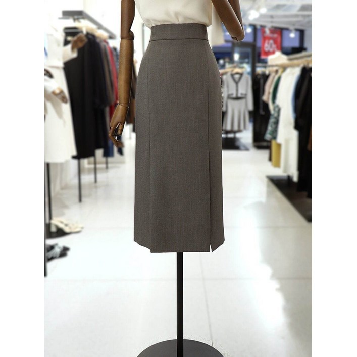 [국내백화점]  [파주점] 모조에스핀 사이드 슬릿 H라인 스커트 S253MSD106 고급 출근룩