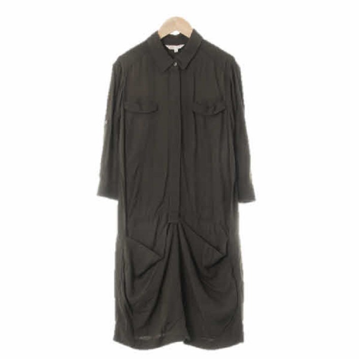 4977 마쥬 카키 빅포켓빈티지실키원피스 7986160