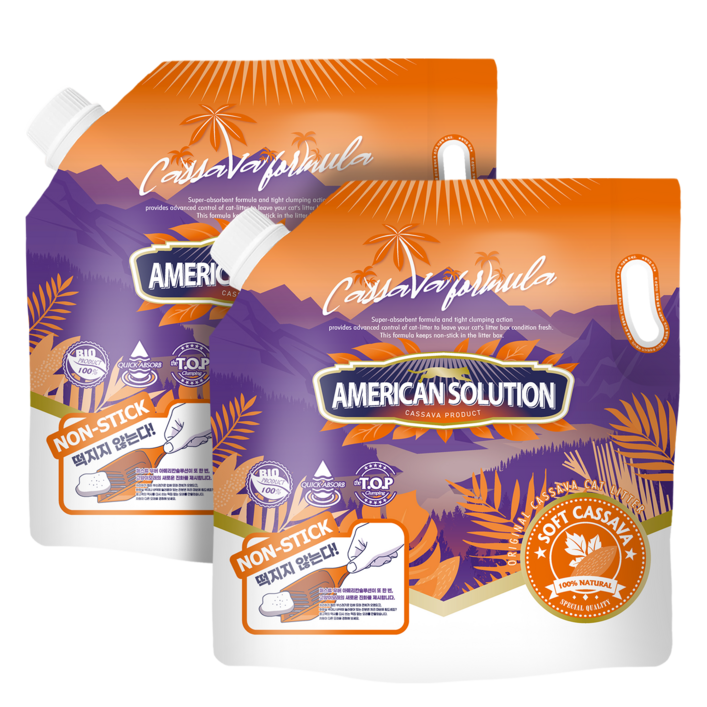 아메리칸솔루션 소프트 카사바 5.9kg2봉, 5.9L, 1