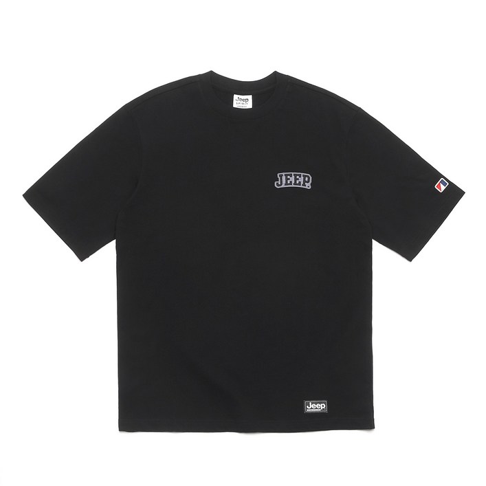 지프 24SS 오버핏 와펜로고 반팔티셔츠 JP6TSU151