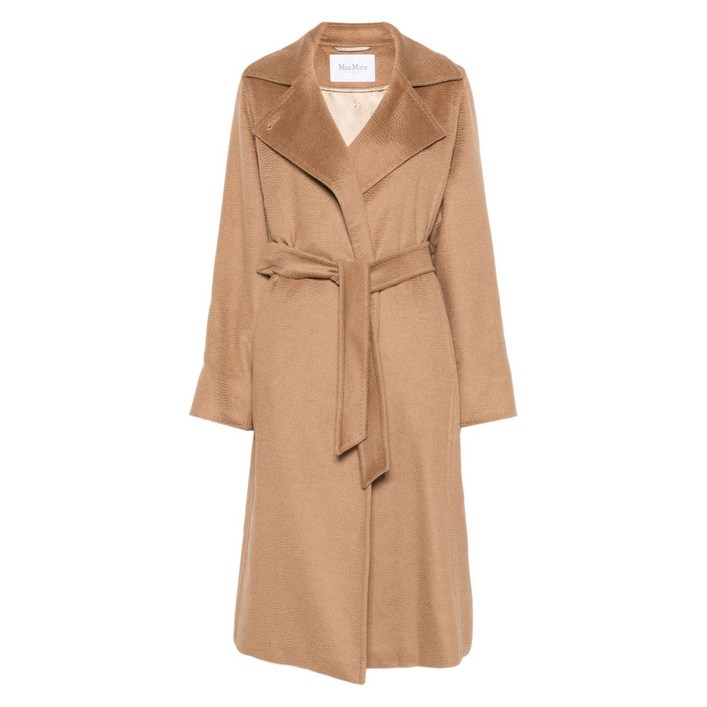 막스마라 마누엘라 벨트 노치드 라펠 코트