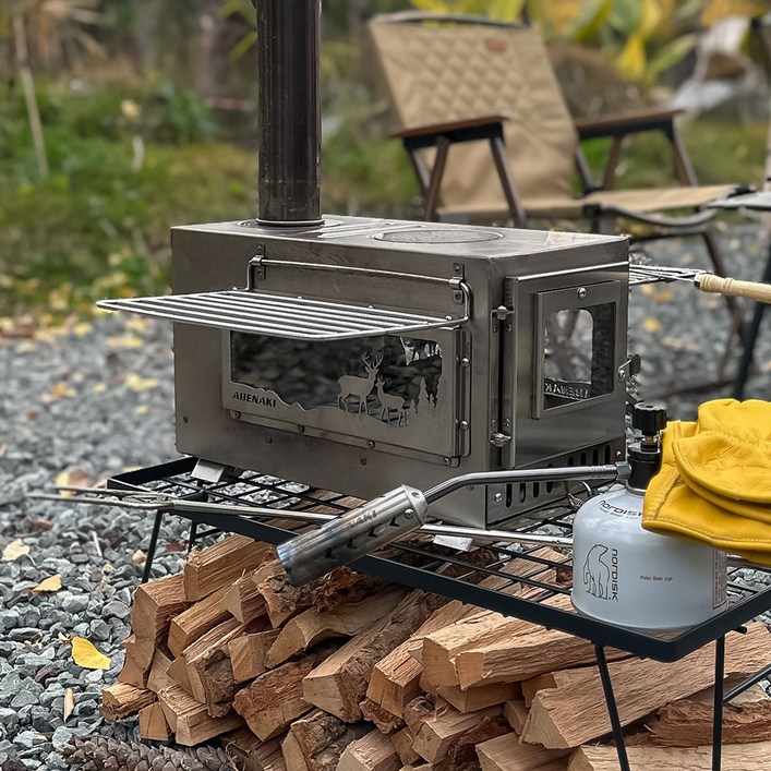 아베나키 하이브리드 불멍 화목난로 캠핑스토브 화로대