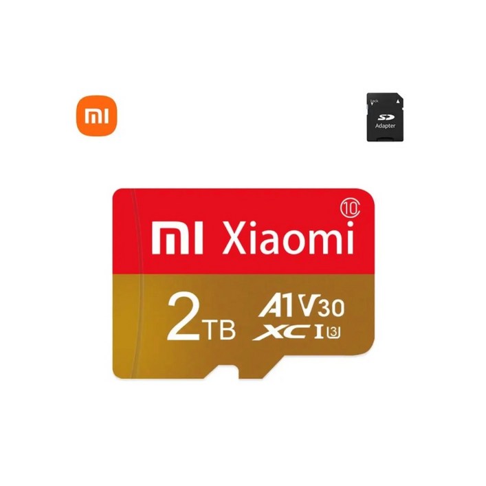 샤오미 마이크로 SD 카드 2TB 2테라 (0005) 대용량 (어댑터 포함) microsd 메모리카드 울트라 메모리 SD TF 플래시 미니 전화 스피커 카메라