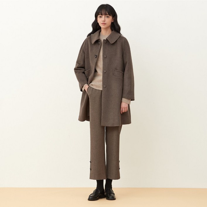 기비 GIVY 버튼 슬릿 와이드 슬랙스 GY25W1FRA1987DH4055135