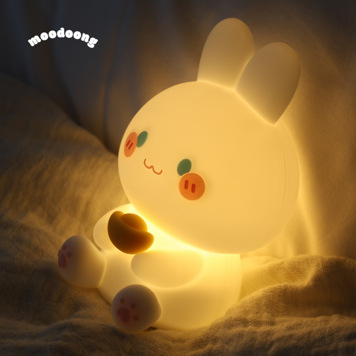 무둥 토끼무드등 실리콘 무드등 수면등