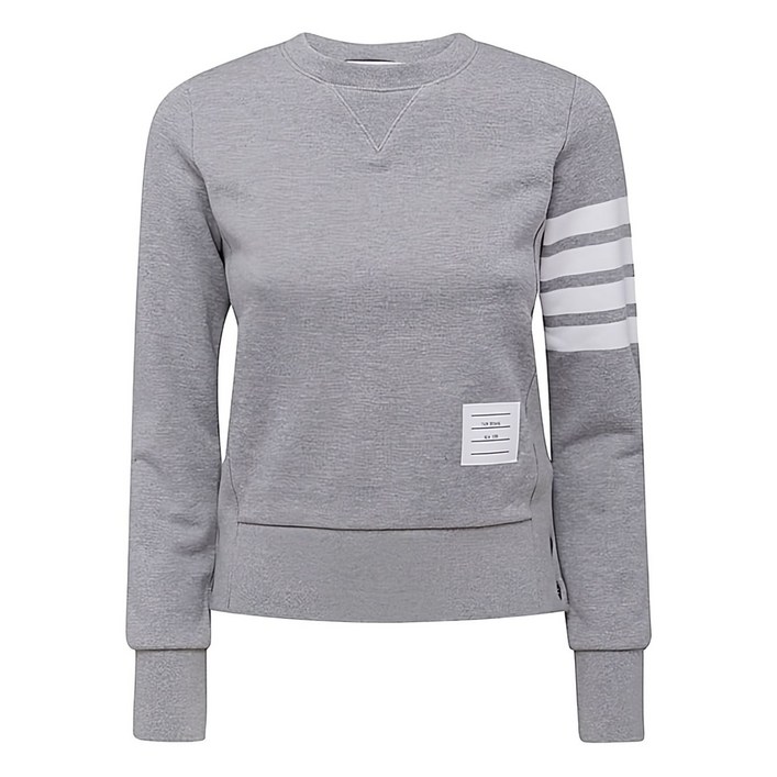 톰 브라운 루프백 4 바 스웨트셔츠