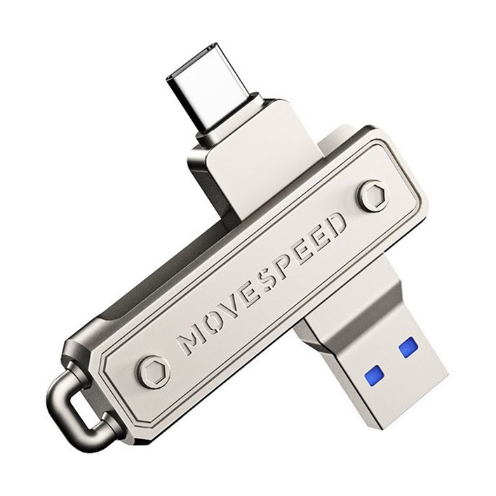 MOVESPEED YSULJU 460MB/s USB 3.2 Gen 1 C타입 듀얼 인터페이스 플래시 드라이브, 1개, 256GB