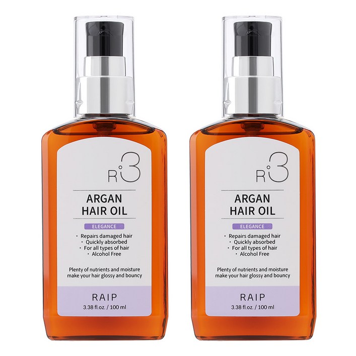 라입 R3 아르간오일 헤어에센스 엘레강스, 100ml, 2개