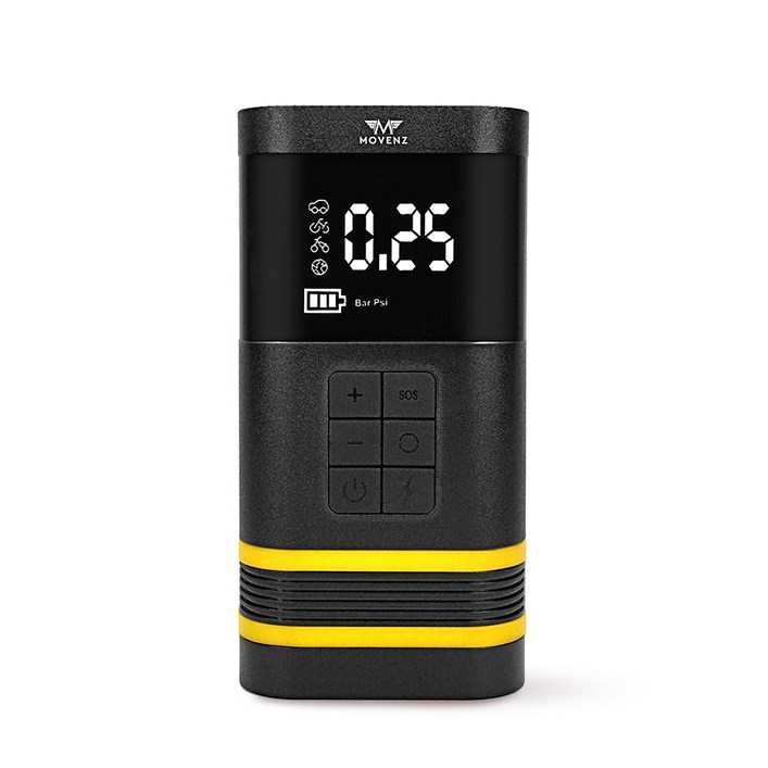 모벤즈 자동차 점프스타터 + 공기압 주입기 + 보조배터리, 1개, 7200mAh